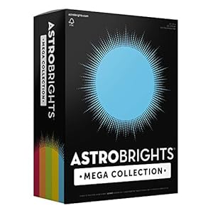 Astrobrights Mega Collection farbiges Kopierpapier