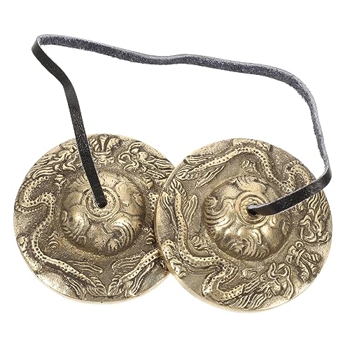 ifundom Retro Cymbal Bell Perfect for Meditation and Yoga Tingsha Bells Chimes for Relaxation
