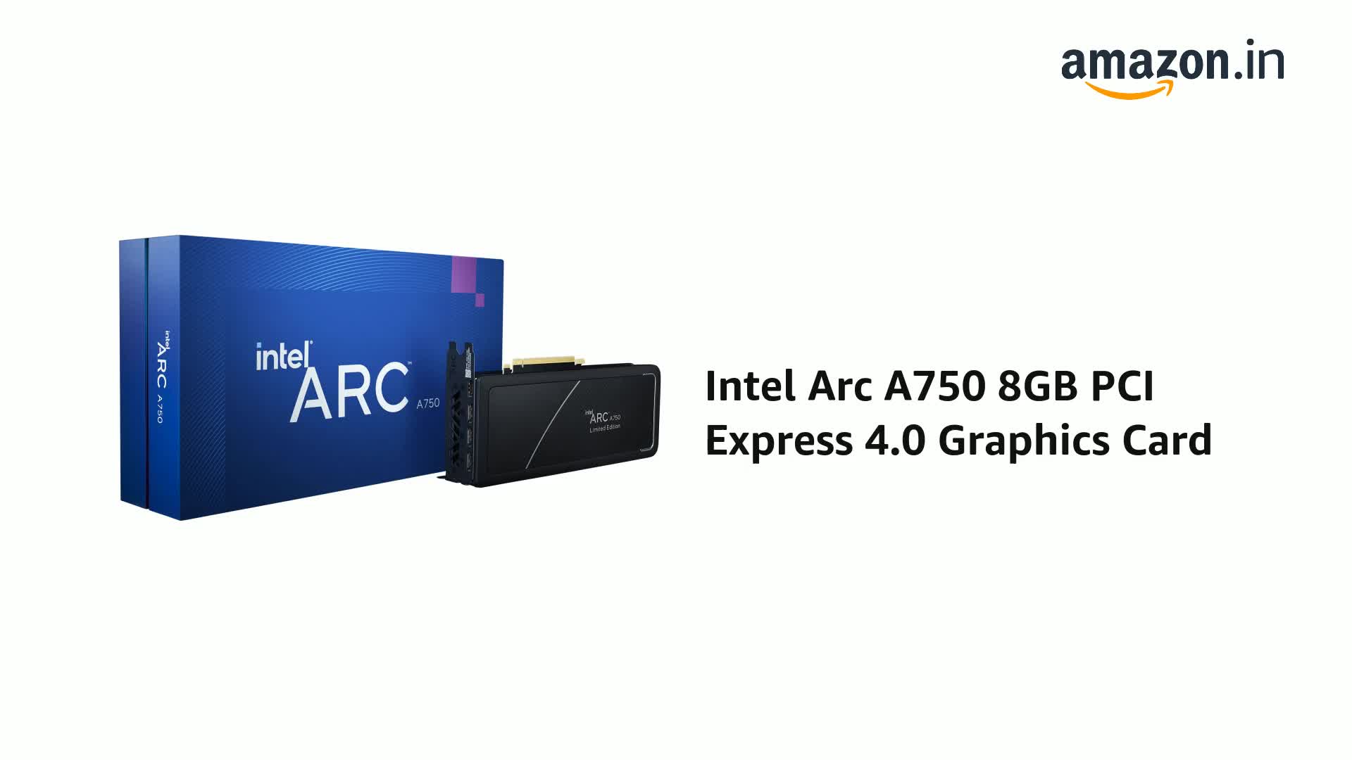 Intel ARC A750 8gb グラフィックボード intel Intel Arc A750 Limited Edition 8GB Intel Arc A750 8GB 256