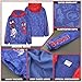 Get Trend Marvel Spiderman Raincoat for Boys, Fleece Lined Water Resistant Hooded Jacket with Pockets School Gifts for Boys (3-4 Years, Spidey Fleece Lining)