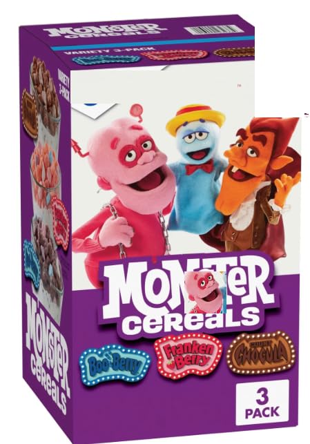 Halloween Monsters Breakfast Cereal Variety Pack, 31.3 oz., 3 pk.