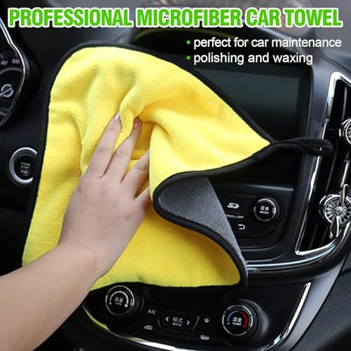 Image of HITJOY 62'' Car Duster Kit with Long Handle, Microfiber Car Duster Kit, Green Microfiber Mitts, Windshield, Duster, Towel, Gloves for Cars SUV Truck RV, Window Surface (Green, Gray)