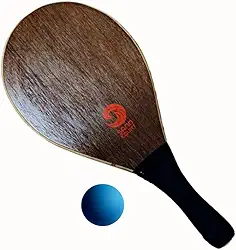 O Tenista Raquete de Frescobol Madeira Oca