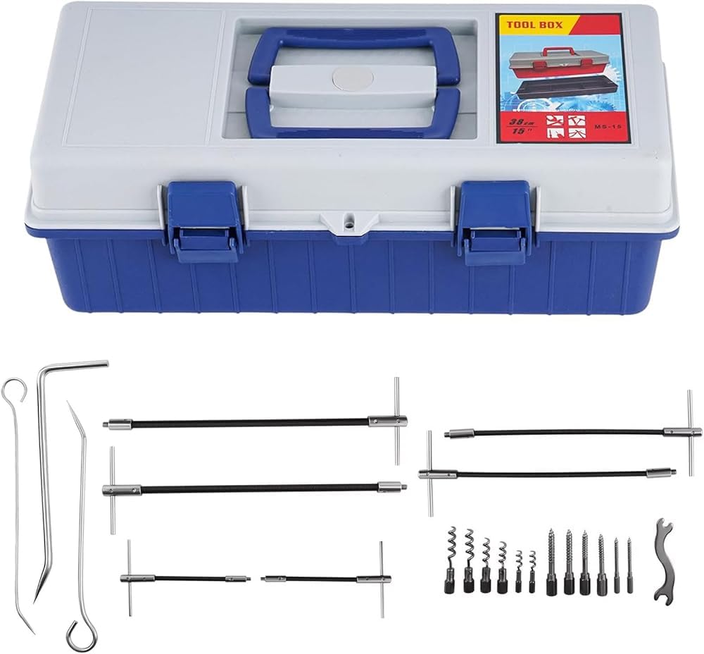 Juego de 23 extractores de empaquetaduras, Herramientas para extraer empaquetaduras Gancho para empaquetaduras Kit de extracción y extracción de empaquetaduras con Caja de Herramientas