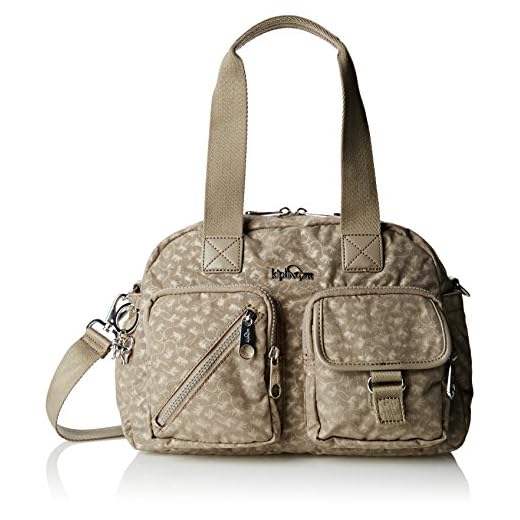 Kipling Defea Mm, Grigio Grey (Warm Grey Mm)