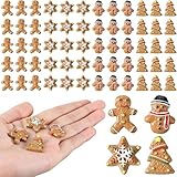 Décoration de Noël : ces mini figurines en résine de décoration de Noël sont parfaites pour les maisons de poupée, les jardins de contes de fées et les miniatures de table, mais peuvent également être utilisées comme matériau de bricolage pour embellir les coques de téléphone portable, les sacs à main, les cartes de Noël ou les boîtes cadeaux