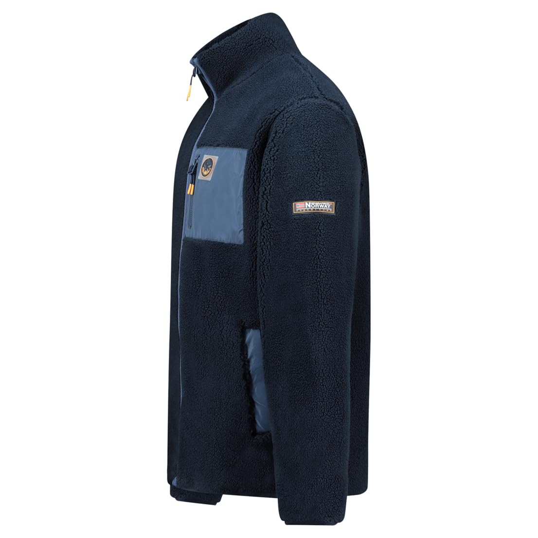 Geographical Norway UROCK Męska - Ciepły i wygodny polar bez kaptura, miękka kurtka zapinana na zamek błyskawiczny, idealna na zimę, wędrówki i zajęcia na świeżym powietrzu