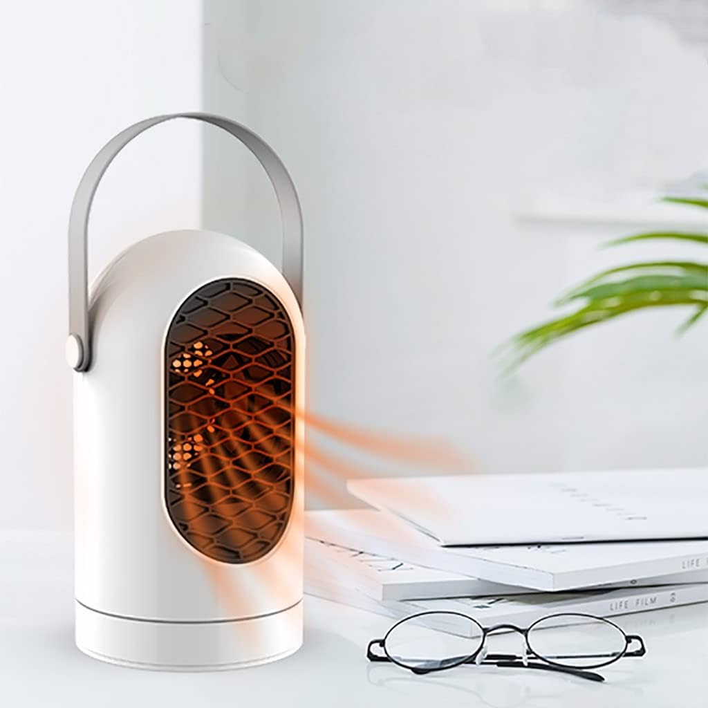 Kerryono セラミックヒーター かわいい 小型 ミニ 400w 電気ファンヒーター 軽量 ファンヒーター 無臭加熱 電気ヒーター 速暖 静音 省エネ 足元ヒーター 熱風 暖房器具 卓上ヒーター 電気ストーブ 冷え症対策冬 省エネ 瞬間加熱 暖房器具 安全保護 卓上 人気 寝室