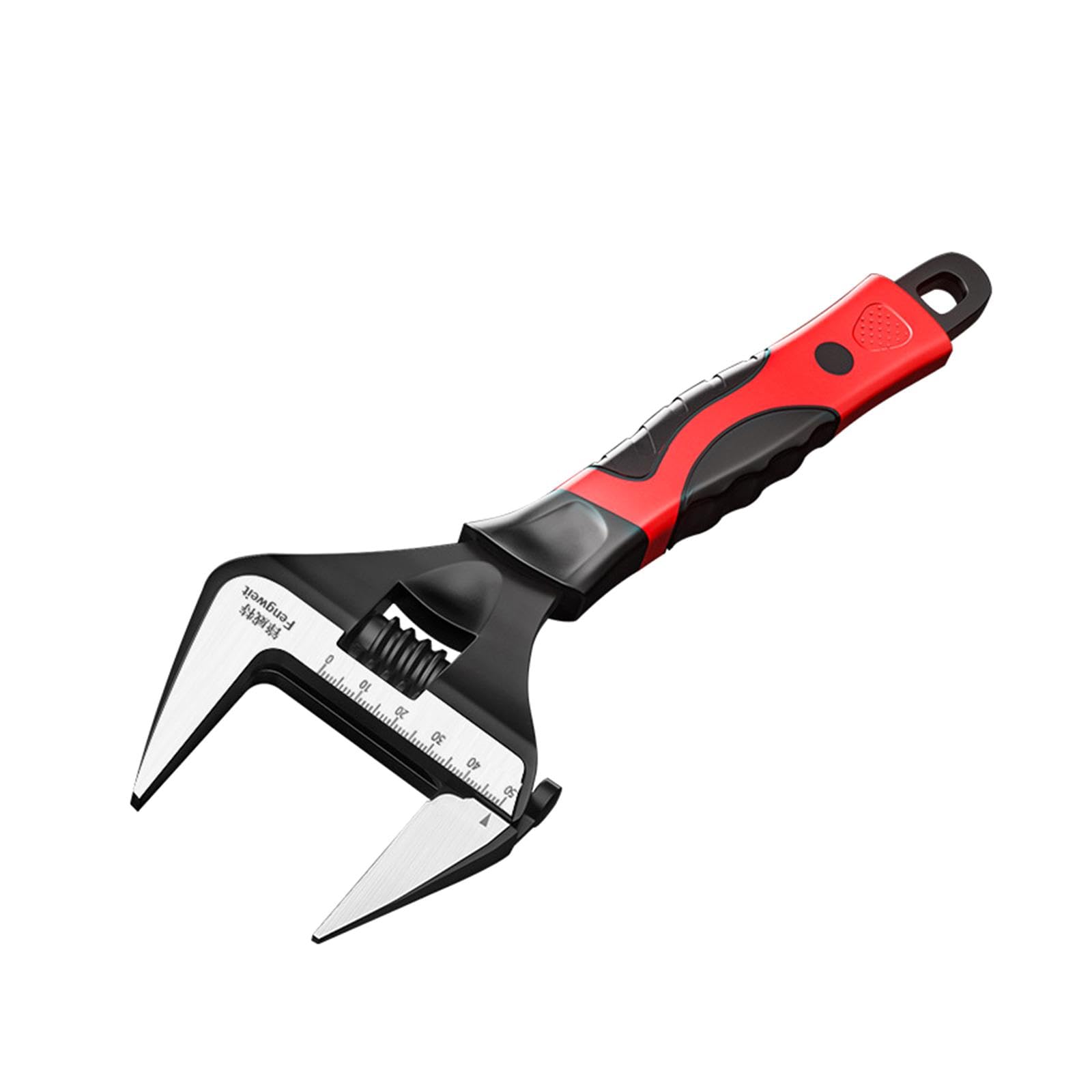 Skkwjege Black Large Opening Wrench Adjustable Wrench For Home Repairs Appliances Washbasin 10Inch