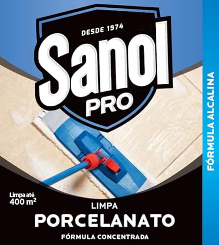 Sanol Pró Limpa Porcelanato 1 Litro Branco