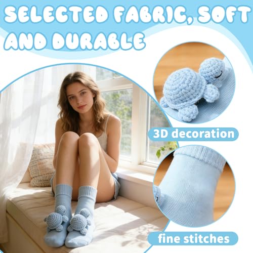 Image of 3D Knit Animal Socks,Cute Hug Hug Socks with Funny Animal Design,Non-Slip Animal Feet Socks for Women Gifts