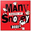 Grupo Erik Officiële Snoopy 2021 Wandkalender 11,8 x 11,8 inch (12 maanden – Gratis Poster Inbegrepen) Familieplanner…