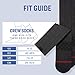 Pair of Thieves Men's Athletic Cotton Socks - 6 Pack Cushioned Crew Socks for Men, Black, One Size