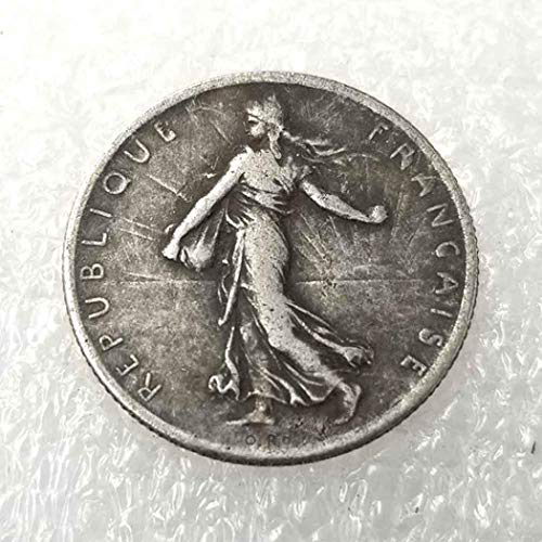 YunBest 1914 Francia Antigua Monedas - Moneda Conmemorativa Francesa sin circular, Francia...