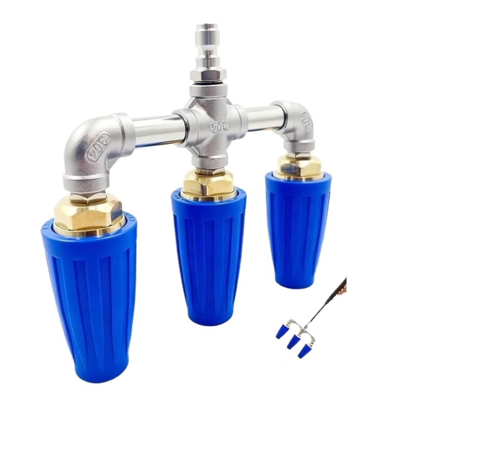 Pressure Washer Triple Turbo Nozzle Replacement Fittings