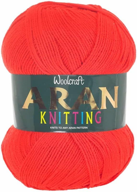 Woolcraft Aran 400g Premium Acrylic Yarn (White 176)
