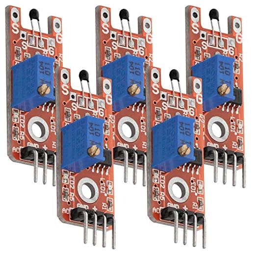AZDelivery 5 x KY-028 Termistor Sensor de Temperatura Compatible con Arduino con E-Book Incluido!