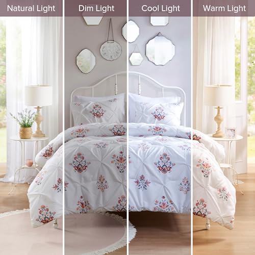 Comfort Spaces Misha Tufted Duvet Cover Set, Full/Queen, 3 Piece, White - image 7