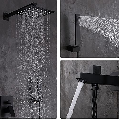 Système de douche mural anti-calcaire avec bec de baignoire - 4