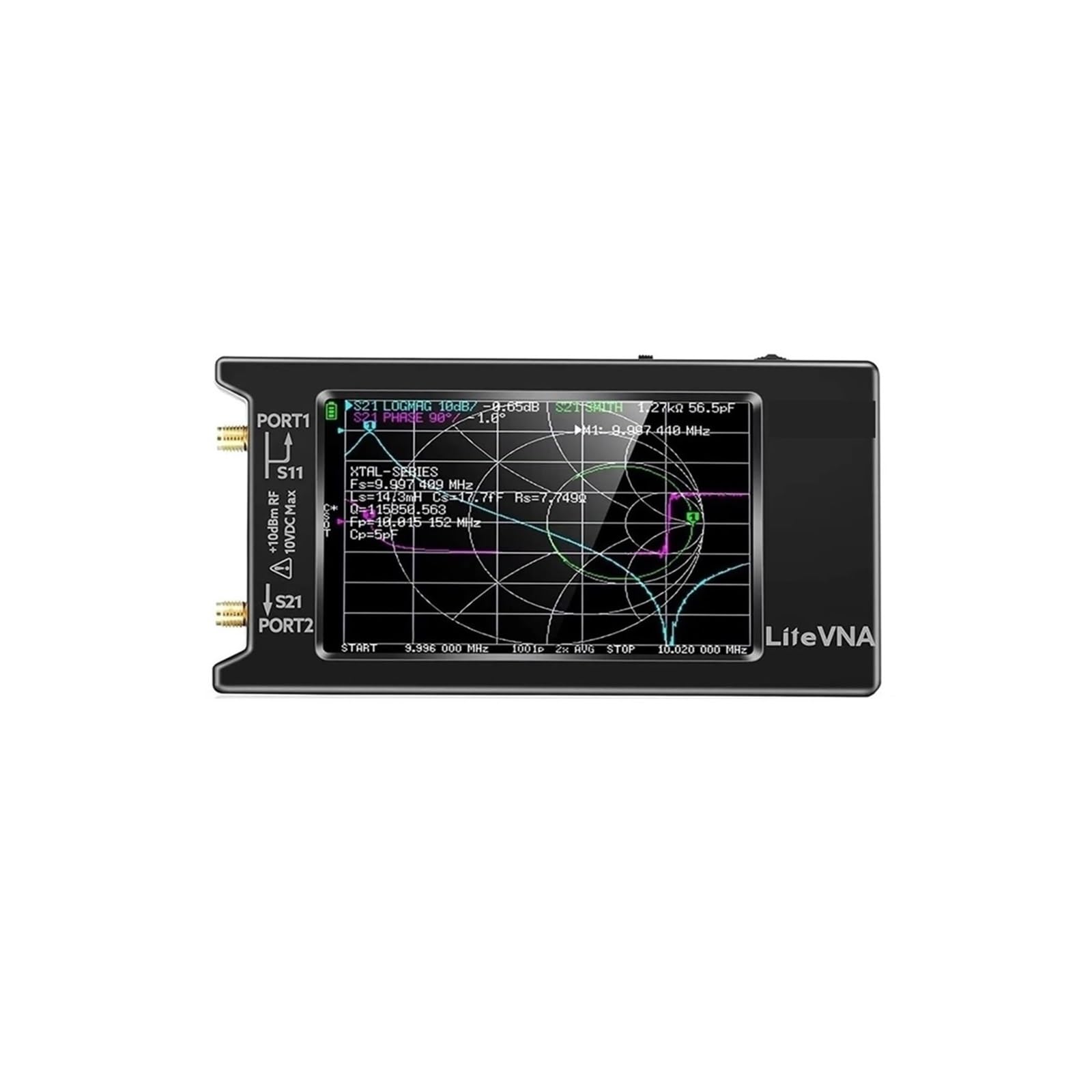 LiteVNA 6G Vektornetzwerkanalysator NanoVNA 50k-6,3 GHz VNA-Antennenanalysator(LiteVNA62 (2.8 inch))