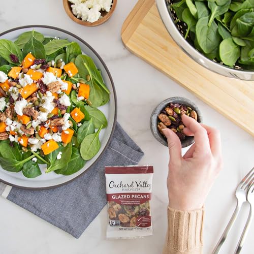 image for Orchard Valley Harvest Glazed Pecans Salad Toppers, 0.85 Ounce Bags (P