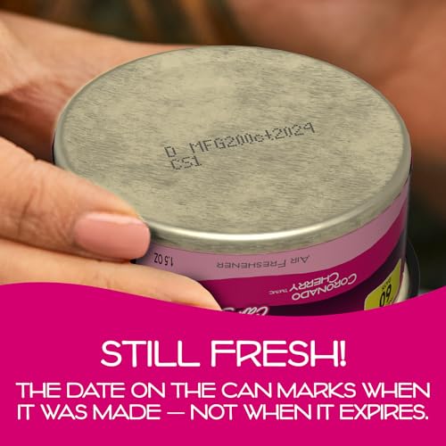 can air freshener and odor neutralizer by california scents stocking stuffers set of 12 spillproof cans for home and car coronado cherry 15 oz each