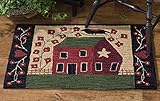 Park Designs Red House 2 x 3 Hooked Area Rug | Hand Washable 2x3 Rug | Farmhouse Decorative Indoor | Crafted from Polyester Loop Yarn | 24