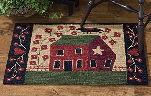 Park Designs Red House 2 x 3 Hooked Area Rug