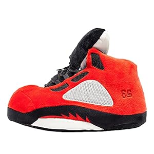 OHAYYU Unisex Cosy Trendy Sneaker Slippers Comfy Kicks Non Slip Sole Indoor House Plush Slippers – One Size Fits Most