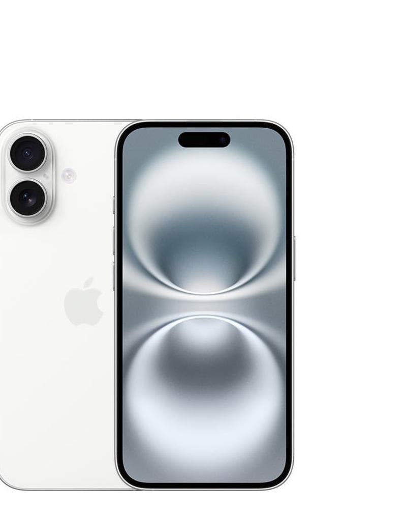 Amazon.com: Apple iPhone 16, 128GB, White - Unlocked (Renewed 