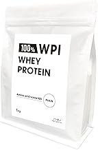 naturich 100% WPI Whey Protein, 2.2 lbs (1 kg), No Dairy Cow Growth Hormone, No Sweeteners, Rich BCAA and EAA Content, Amino Acid Score 100