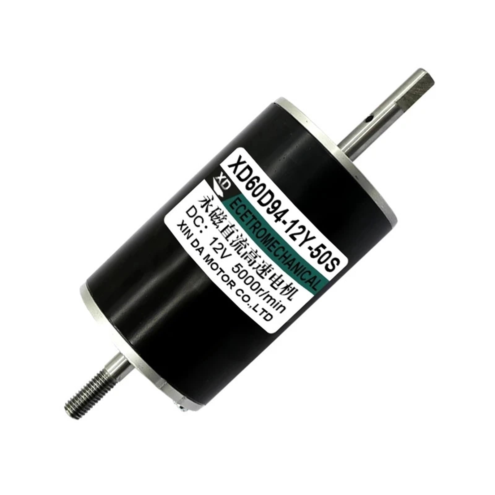 Moteur à Aimant Permanent CC 12V 24V pour DIY et Robotique Réglable Double Axe 60D94
