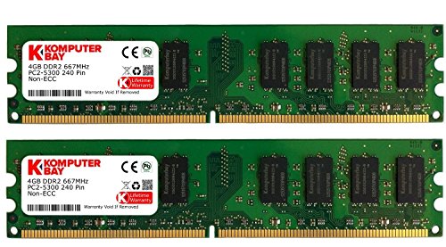 Komputerbay 8GB (2x4GB) DDR2 667MHz PC2-5300