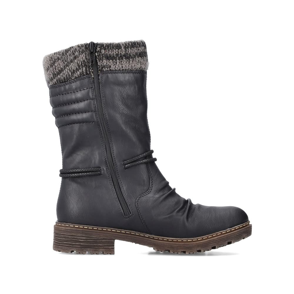 Rieker Damen Winterstiefel Z4755, Frauen Stiefel, wasserabweisend, riekerTEX