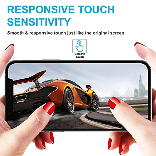 Image of HD Tempered Glass Screen Protector Compatible For iPhone 12, iPhone 12 Pro With Edge To Edge Coverage And Easy Installation Kit