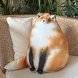 XURIGOX Fox Plush Pillow, Cute Fox Stuffed Animals Plush Toy,Soft Fox Plushie Hugging Pillow for Sle
