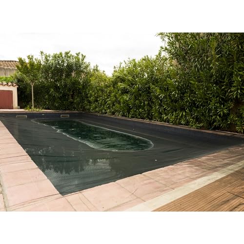 WerkaPro 10875 - Filet de Protection Piscine - Pour Piscine Rectangulaire - 6 x 12 m - Noir