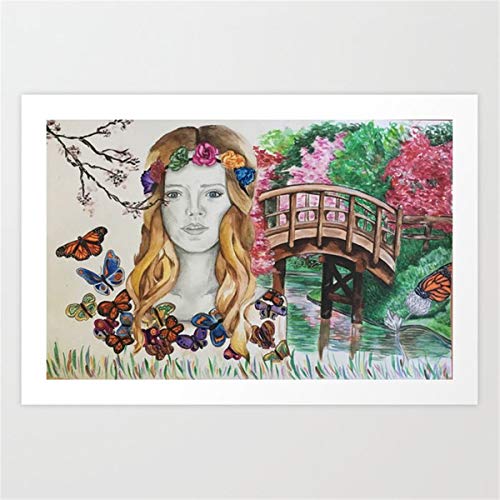 T-YIFUZX 5D DIY jardín Kits de Pintura de Diamantes Taladro Completo Cristal Diamantes de imitación Imagen Artesanía para el hogar Decoración de Pared Regalo 30x60cm