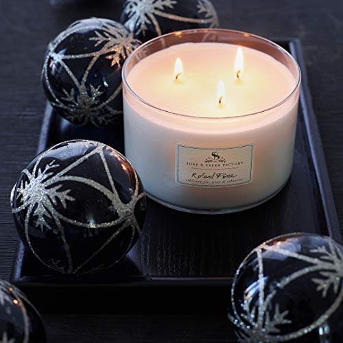 Soap & Paper Factory Roland Pine 18 Oz Three-Wick Soy Candle #TOP7