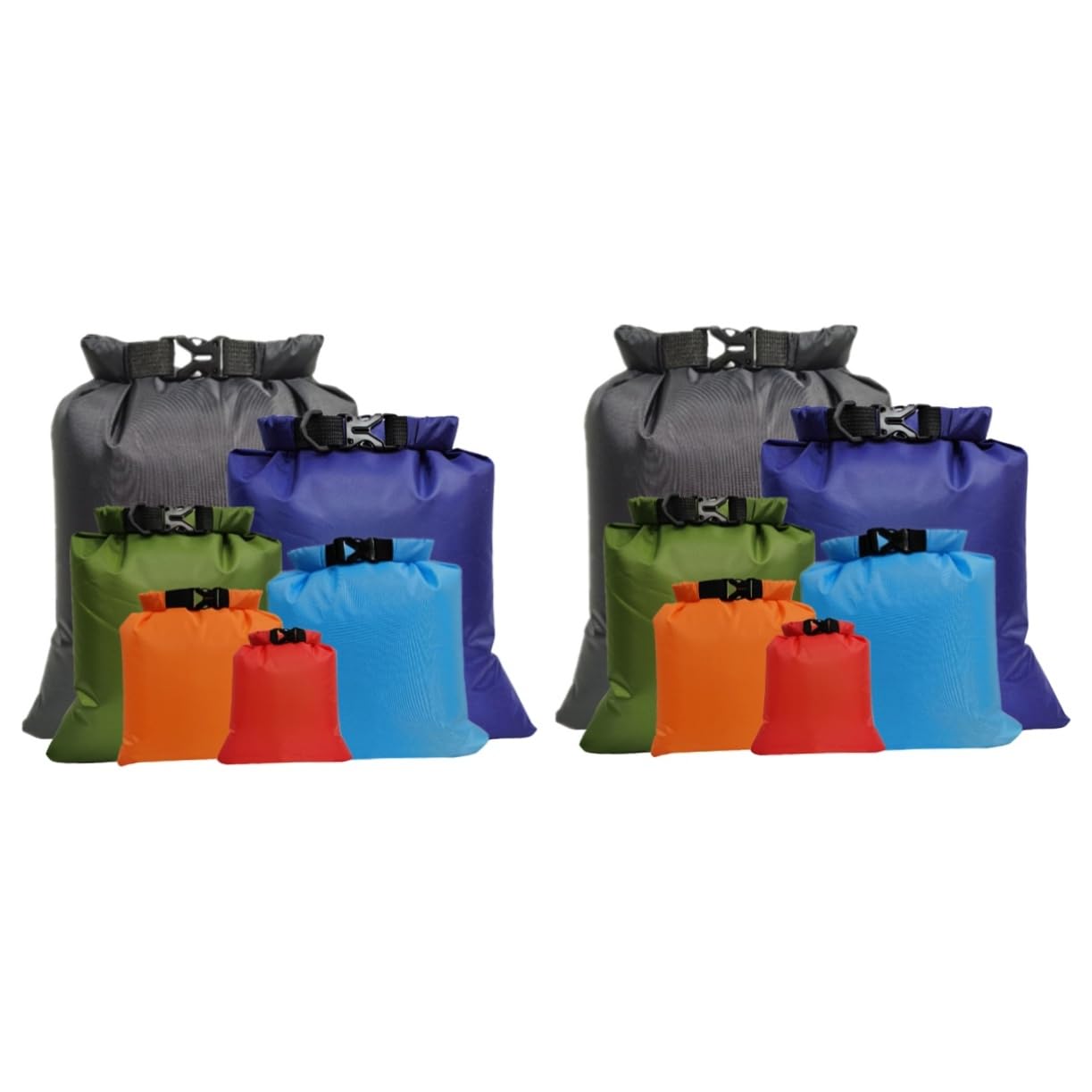 Abaodam 2 Set Custodia Impermeabile Borsoni Impermeabili Sacchi Borsa Per Da Viaggio Sacchetti Di Imballaggio Impermeabili Tessuto in Taffetà Di Poliestere 6 Pezzi * 2