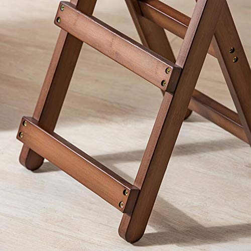 Shxf 24 Inch Folding Chair Wood Barstools Counter Height Stools Kitchen Dining Chair, High Pub Bar Stool For Counter/Home, Natural Wood #TOP7