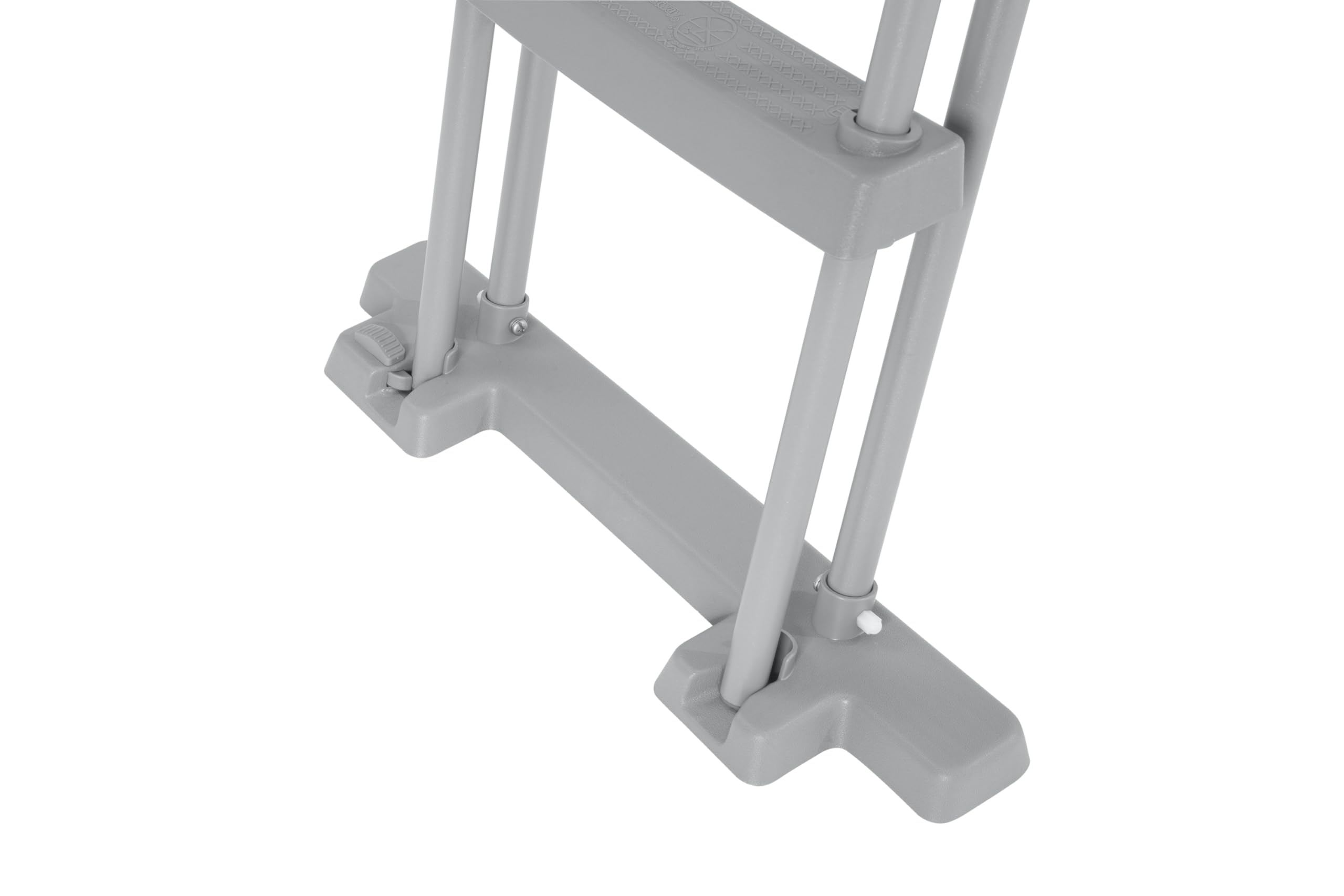 Echelle de sécurité 2x4 marches avec Plateforme pour Piscine 132 cm