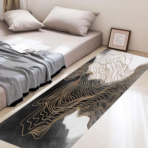 Tapis de cuisine devant évier 80x190 cm lavable en microfibre