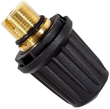 Steam Cleaner Safety Lock Cap with Safety Valve and Black O-for Ring Seal, Replacement Cap for Model 4.590-105.0, SC1 Series & .512/.518/.702 Series(1 Pack)
