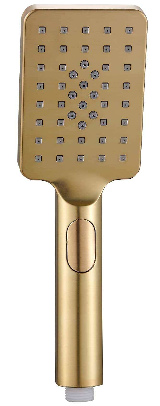 Kingbath Brushed Brass/Gold Kingbath™ Hand Shower Square Bath Shower Handset Bathroom Shower Head Handset Handheld 3 Mode Function