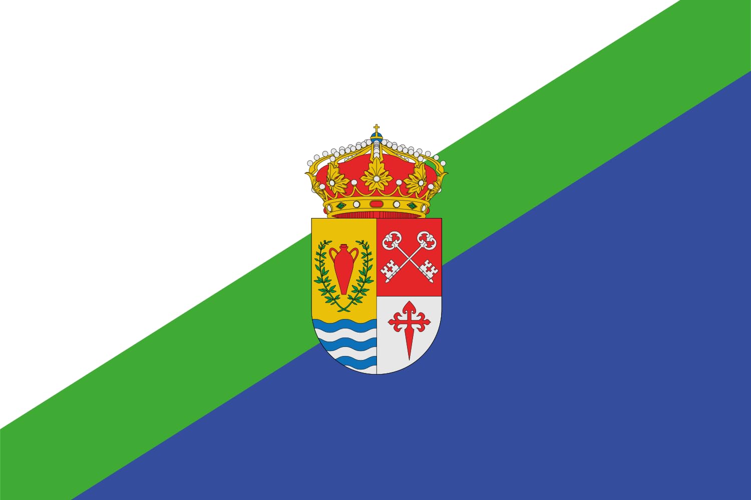 Drapeau Melgar de Tera Zamora en textile haut de gamme aux finitions de prestige