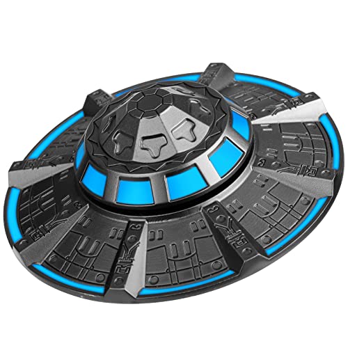 Spinners de metal para ansiedad de nave espacial, modelo ovni de aleación para dedos, juguete sensorial para autismo, escritorio portátil para oficina, juguete EDC Cover