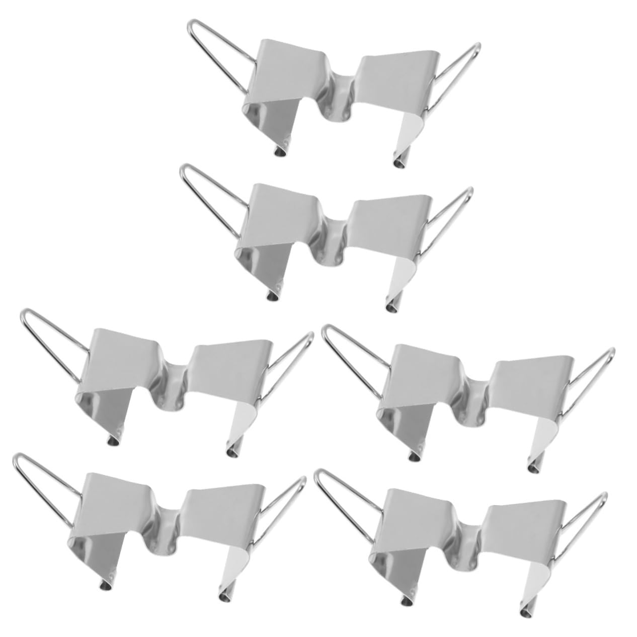 BEBEMOKO 3sets Oil Clip Oil Stainless Steel Frame Separating Clip Wet Canvas for Painting 2pcs*3