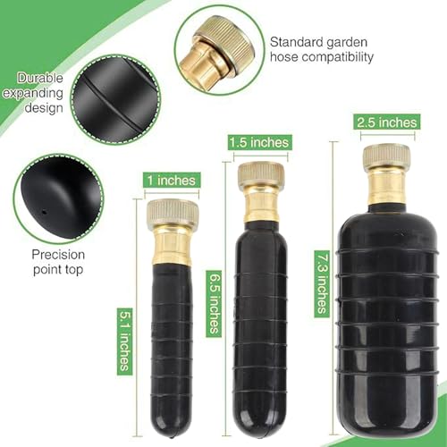 Kit Destapacaños de Látex, 3 Piezas con Potencia Hidráulica para Tuberías de 1 a 6 Pulgadas en Fregaderos y Baños miniatura 4