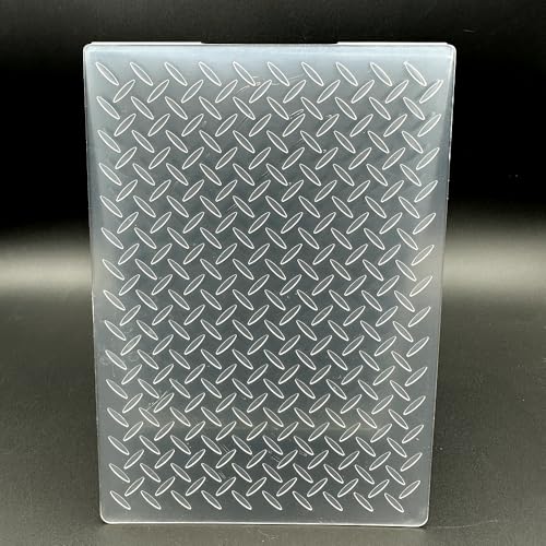 3D Plastic Embossing Folder Template Industrial Wind Elements Texture A6 Size for Card Making DIY Scrapbooking Paper Crafting Handmade Crafts Scrapbooking Arts Supplies Scrapbook Decor